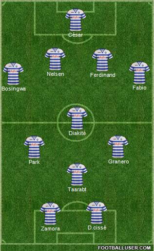 Queens Park Rangers Formation 2012