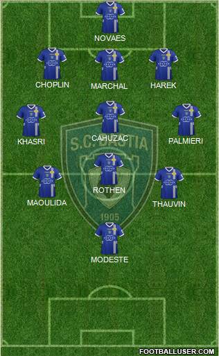 Sporting Club Bastia Formation 2012