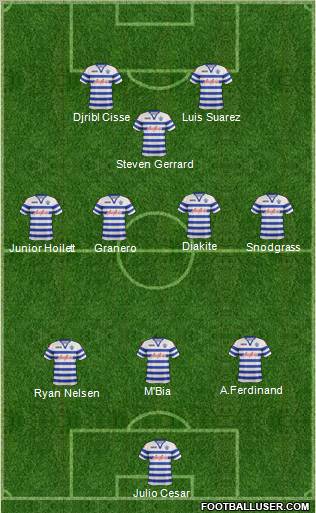 Queens Park Rangers Formation 2012