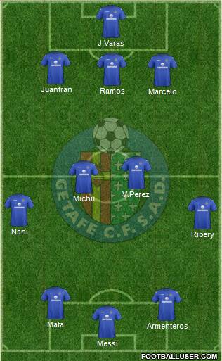 Getafe C.F., S.A.D. Formation 2012