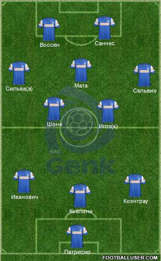 K Racing Club Genk Formation 2012