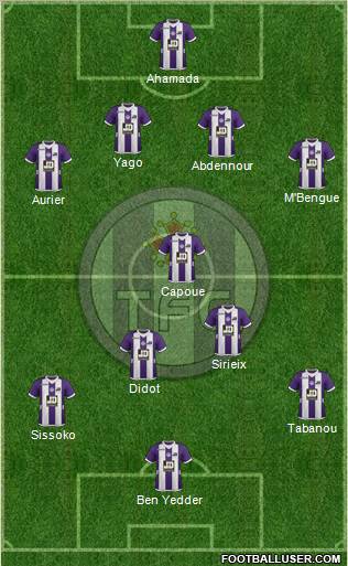 Toulouse Football Club Formation 2012