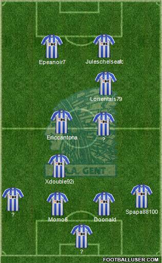 KAA Gent Formation 2012