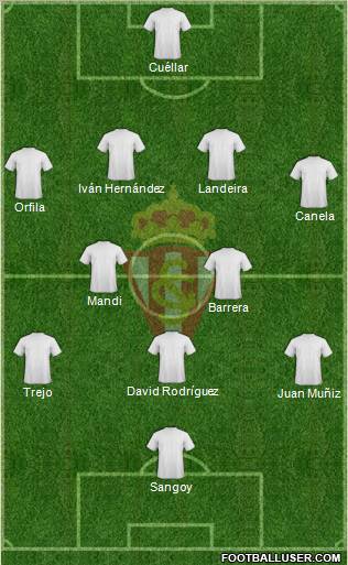 Real Sporting S.A.D. Formation 2012