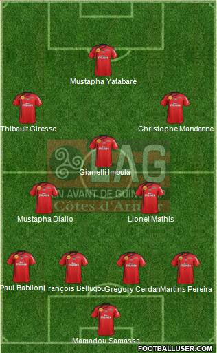 En Avant de Guingamp Formation 2012