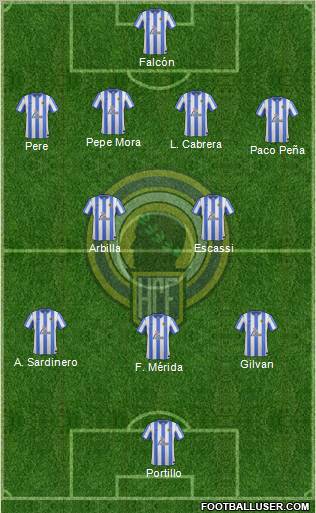 Hércules C.F., S.A.D. Formation 2012