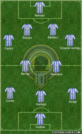 Hércules C.F., S.A.D. Formation 2012