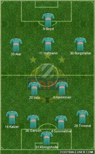 SK Rapid Wien Formation 2012