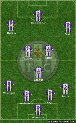 Toulouse Football Club Formation 2012