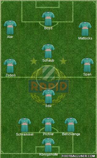 SK Rapid Wien Formation 2012