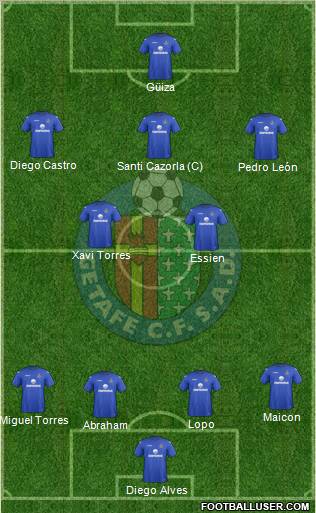 Getafe C.F., S.A.D. Formation 2012