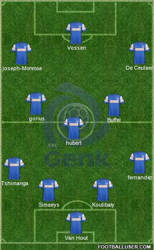 K Racing Club Genk Formation 2012