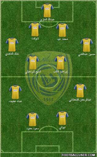 Al-Nassr (KSA) Formation 2012