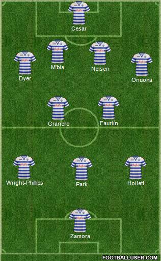 Queens Park Rangers Formation 2012