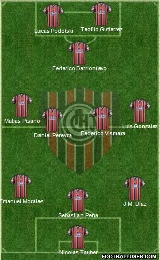 Chacarita Juniors Formation 2012