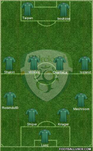 Ireland Formation 2012