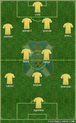 C.D. Tenerife S.A.D. Formation 2012