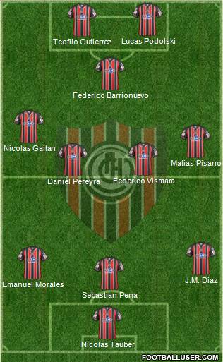 Chacarita Juniors Formation 2012