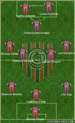 Chacarita Juniors Formation 2012