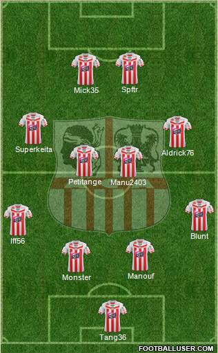 Athletic Club Ajaccien Football Formation 2012