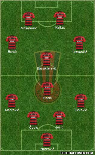 NK Celik Zenica Formation 2012