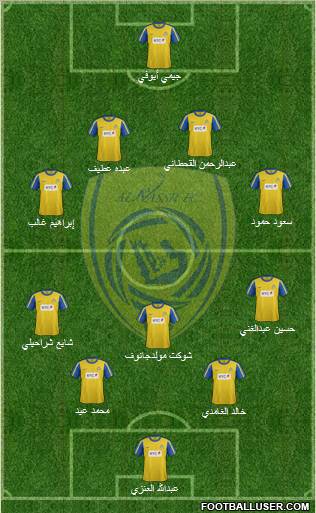 Al-Nassr (KSA) Formation 2012