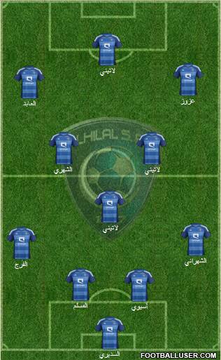 Al-Hilal (KSA) Formation 2012