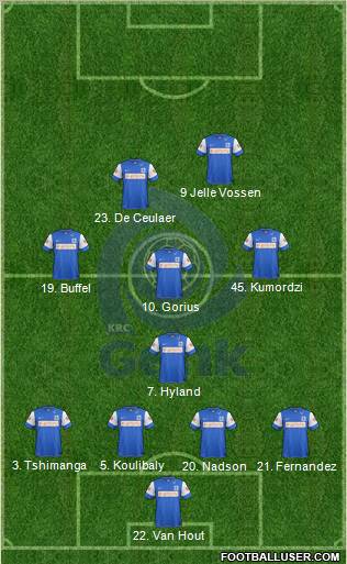 K Racing Club Genk Formation 2012