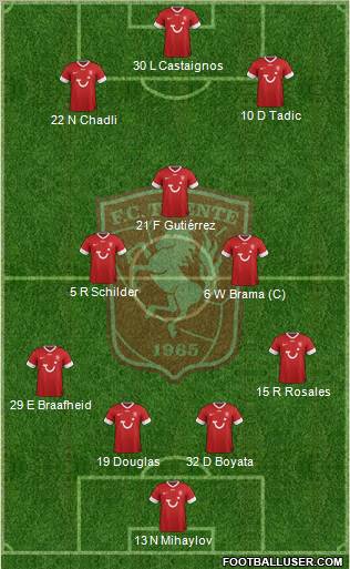 FC Twente Formation 2012