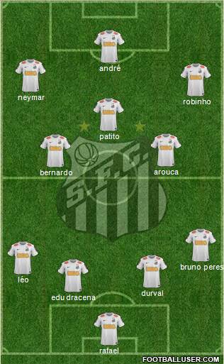 Santos FC Formation 2012