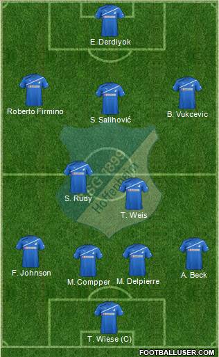 TSG 1899 Hoffenheim Formation 2012