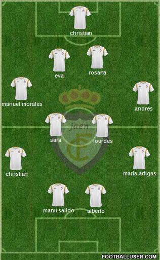 Real Jaén C.F. Formation 2012