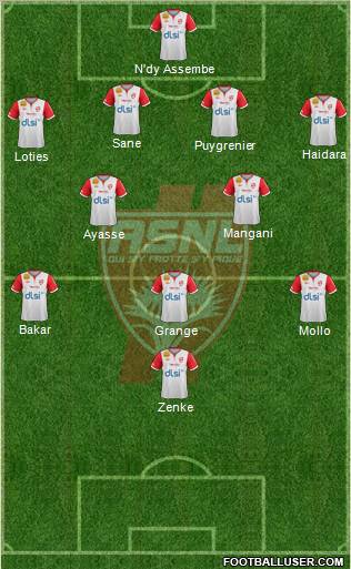 A.S. Nancy Lorraine Formation 2012