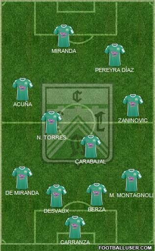 Ferro Carril Oeste Formation 2012