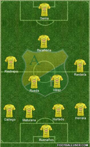 CD Atlético Huila Formation 2012