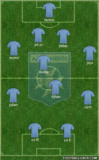 A.J. Auxerre Formation 2012