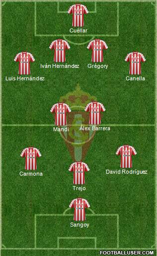 Real Sporting S.A.D. Formation 2012