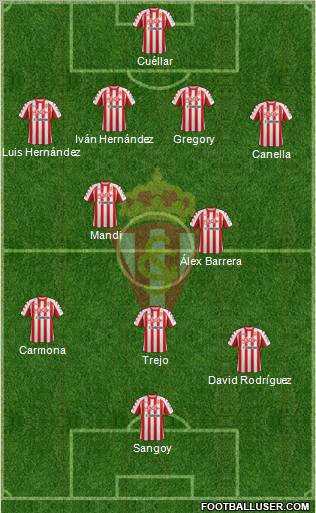 Real Sporting S.A.D. Formation 2012