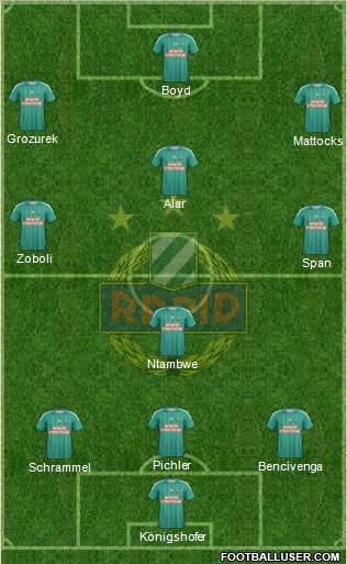 SK Rapid Wien Formation 2012