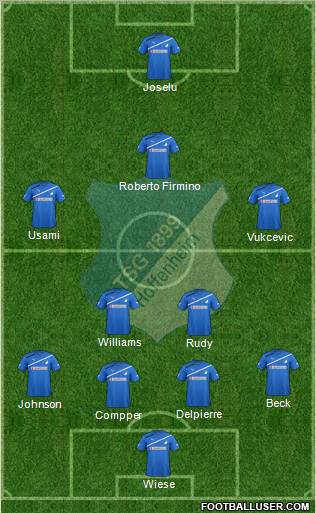 TSG 1899 Hoffenheim Formation 2012