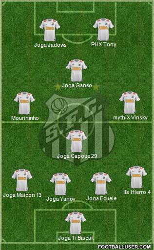 Santos FC Formation 2012