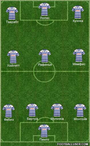 Queens Park Rangers Formation 2012