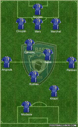 Sporting Club Bastia Formation 2012