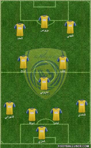 Al-Nassr (KSA) Formation 2012