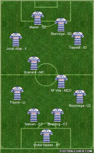 Queens Park Rangers Formation 2012