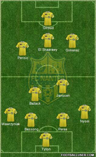 FC Nantes Formation 2012