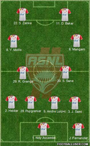 A.S. Nancy Lorraine Formation 2012