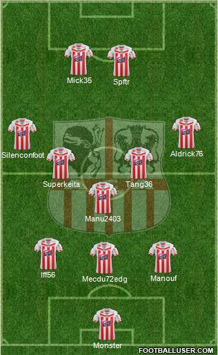 Athletic Club Ajaccien Football Formation 2012