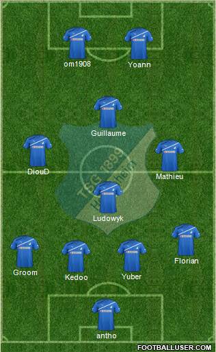 TSG 1899 Hoffenheim Formation 2012