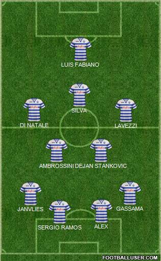 Queens Park Rangers Formation 2012